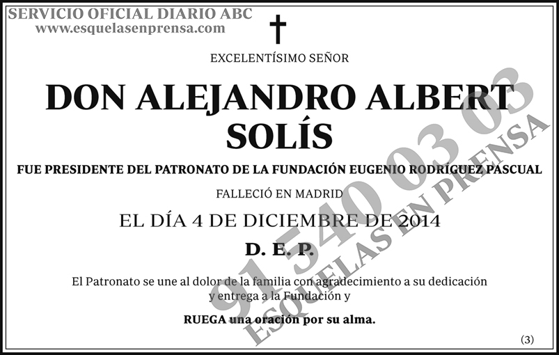 Alejandro Albert Solís